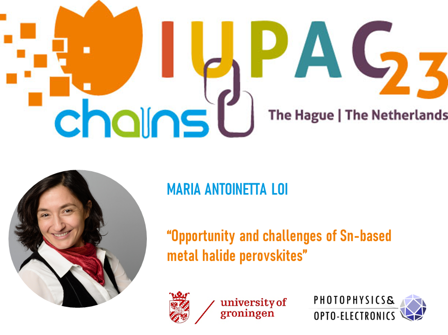 M. Loi @ IUPAC Congress